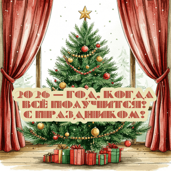 150+ открыток и поздравлений с Новым годом 2026