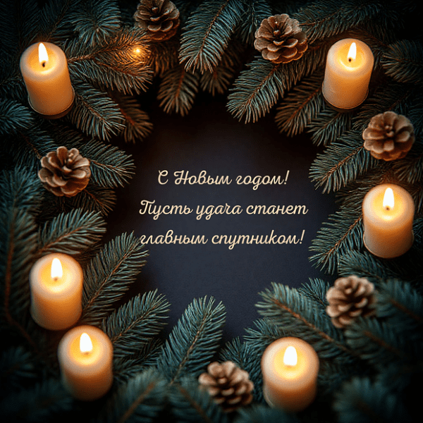 150+ открыток и поздравлений с Новым годом 2026