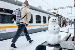 Более 50 поездов задержаны на Кубани