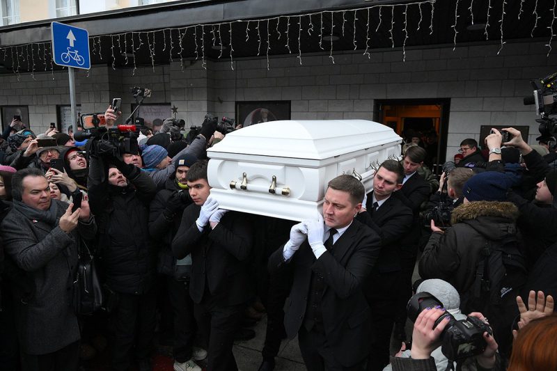 Похороны Веры Алентовой в Москве