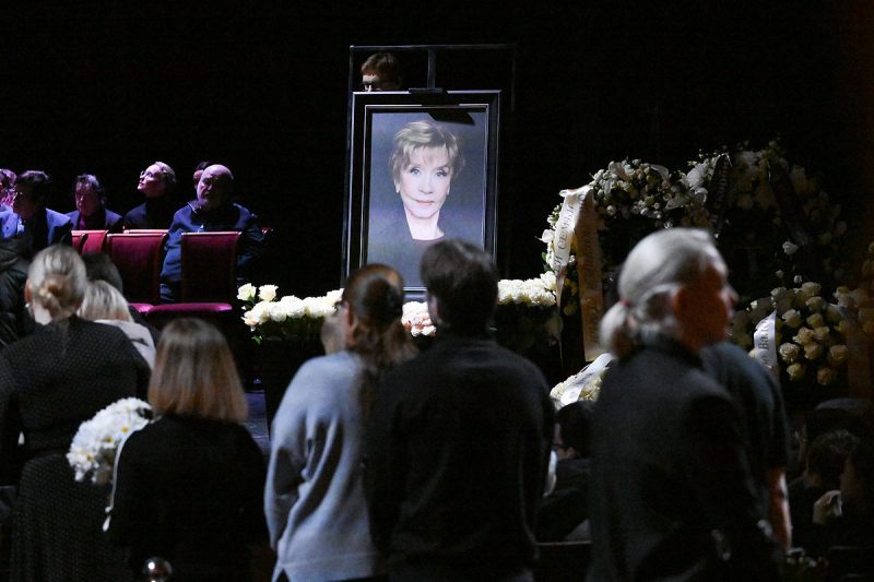 Похороны Веры Алентовой в Москве