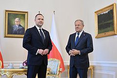 Президент и премьер Польши устроили перепалку из-за «угрозы с Запада»