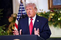 Трамп в обращении к нации не упомянул Украину