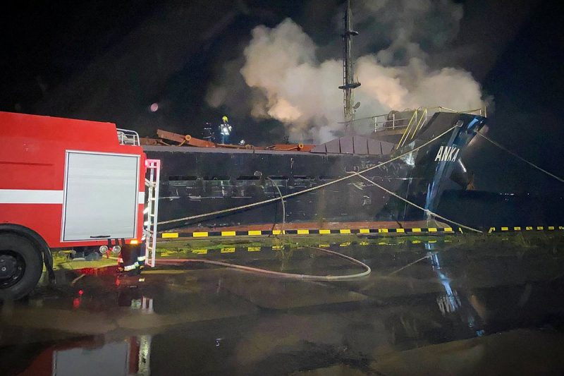 Удары ВС РФ по портам Одесской области 30 декабря